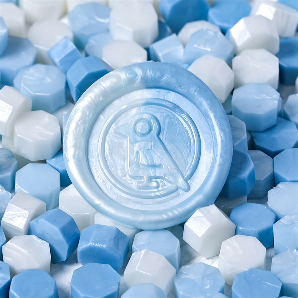 Sealing Waxシーリングワックス ミックスカラー M03ソーダに沈むガラス玉