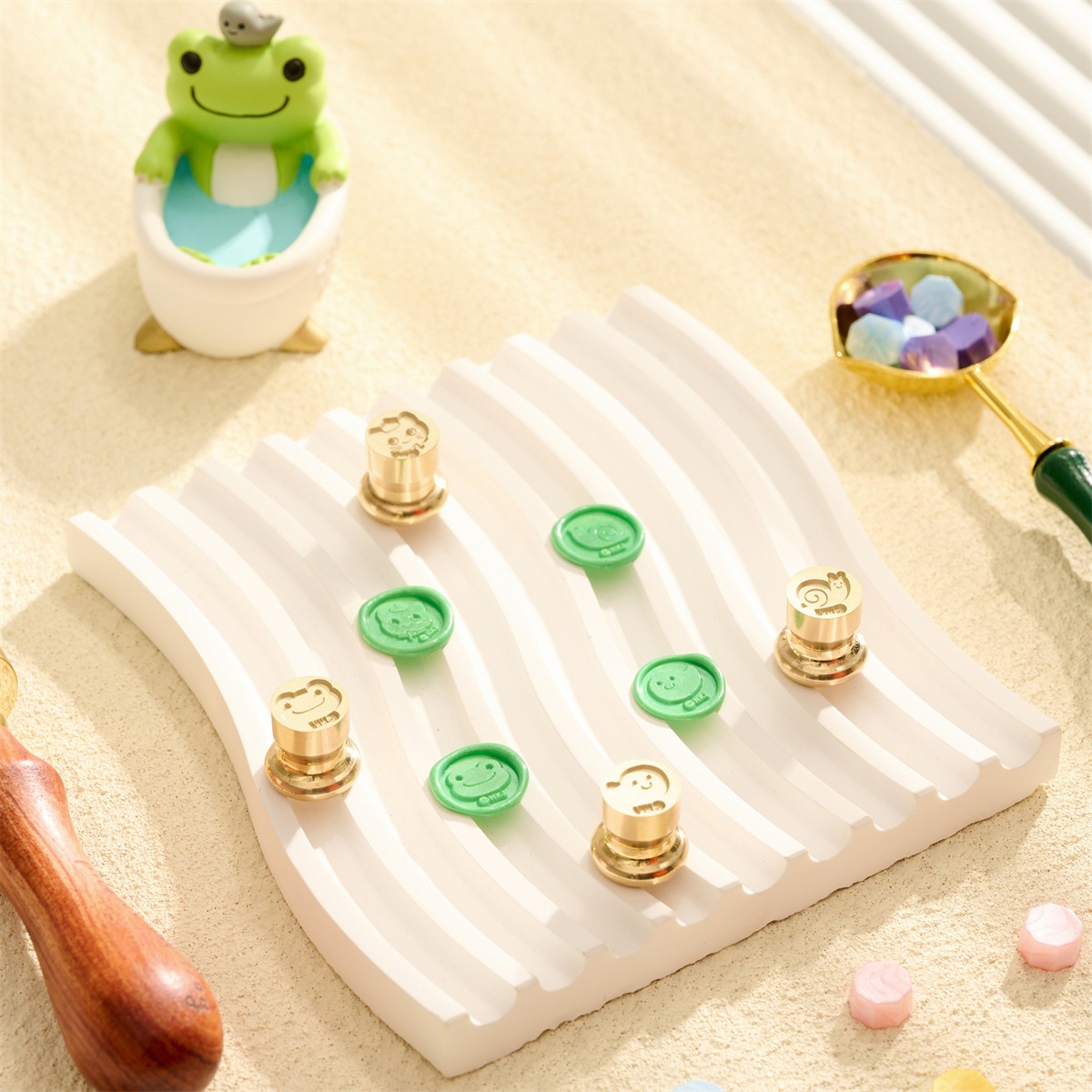 ★コラボ商品★pickles the frog Stamp Headかえるのピクルス スタンプヘッド「ピクルス ミニ」