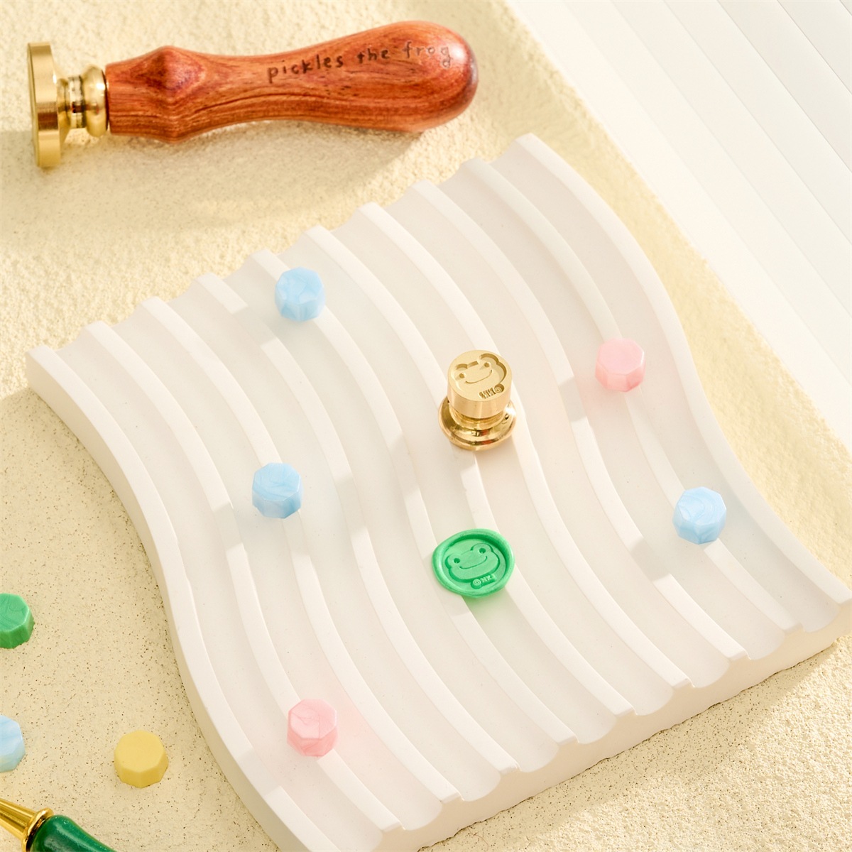 ★コラボ商品★pickles the frog Stamp Headかえるのピクルス スタンプヘッド「ピクルス ミニ」