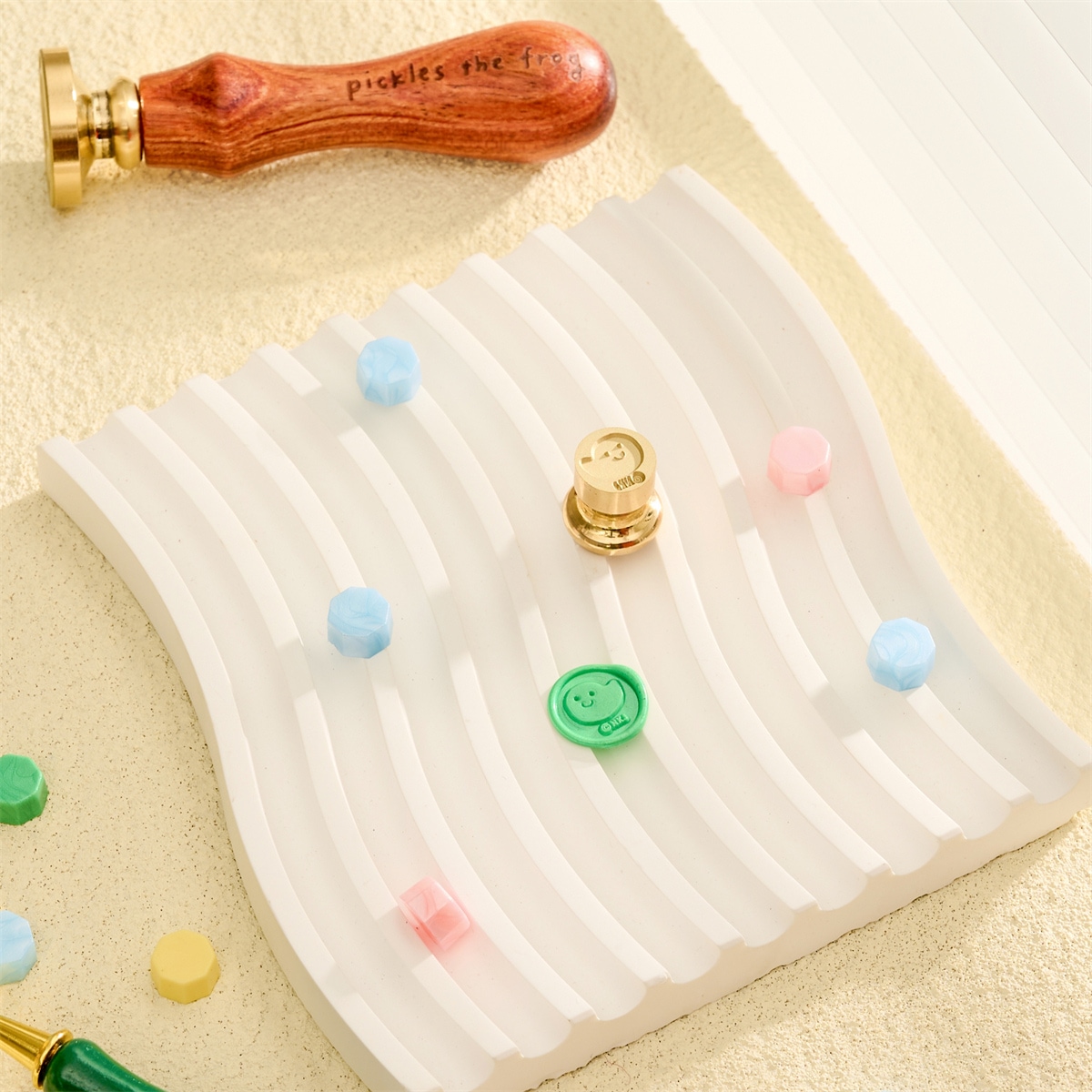 ★コラボ商品★pickles the frog Stamp Headかえるのピクルス スタンプヘッド「ベイビーちゃん ミニ」