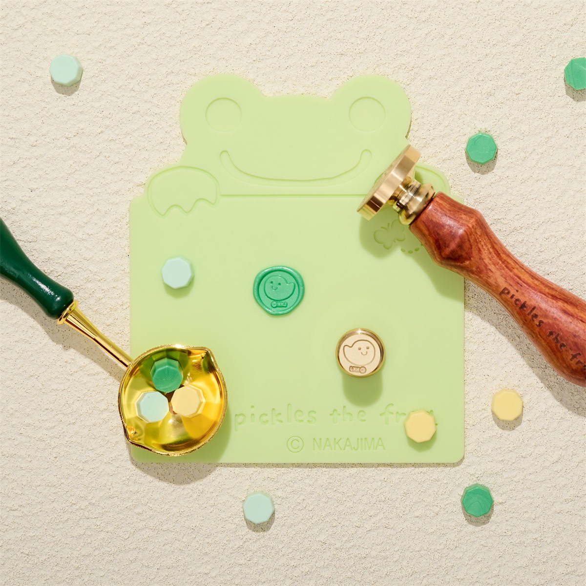 ★コラボ商品★pickles the frog Stamp Headかえるのピクルス スタンプヘッド「ベイビーちゃん ミニ」