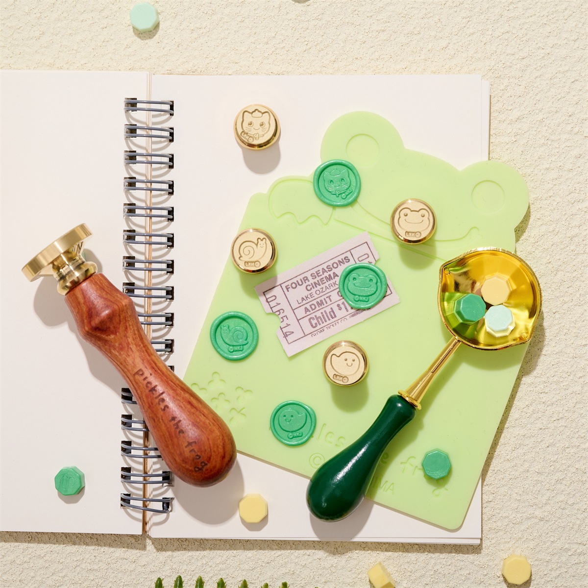 ★コラボ商品★pickles the frog Stamp Headかえるのピクルス スタンプヘッド「かたつむりくん ミニ」