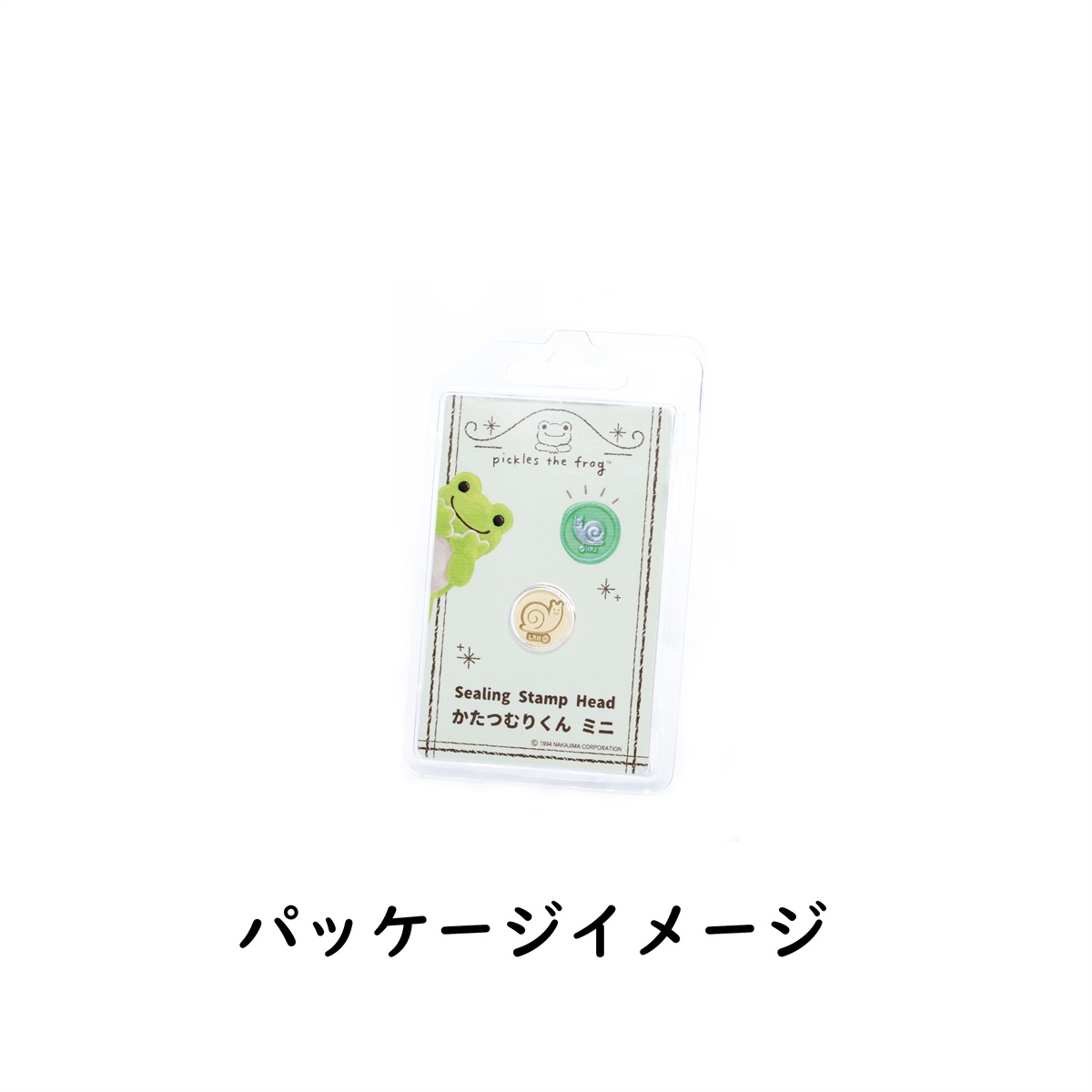 ★コラボ商品★pickles the frog Stamp Headかえるのピクルス スタンプヘッド「かたつむりくん ミニ」
