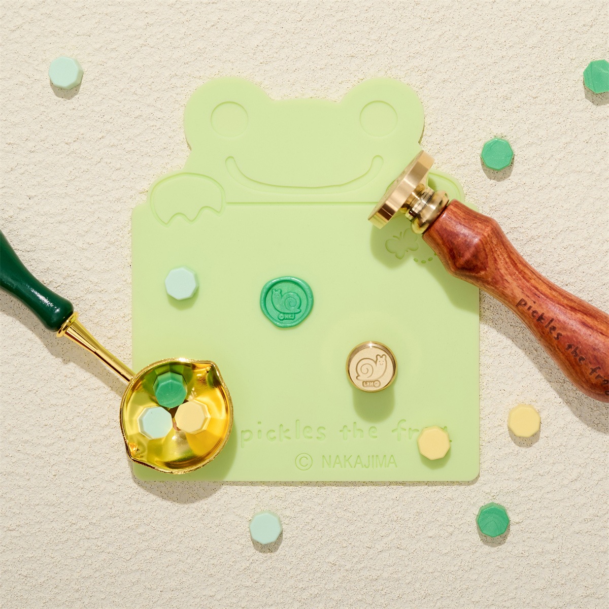 ★コラボ商品★pickles the frog Stamp Headかえるのピクルス スタンプヘッド「かたつむりくん ミニ」