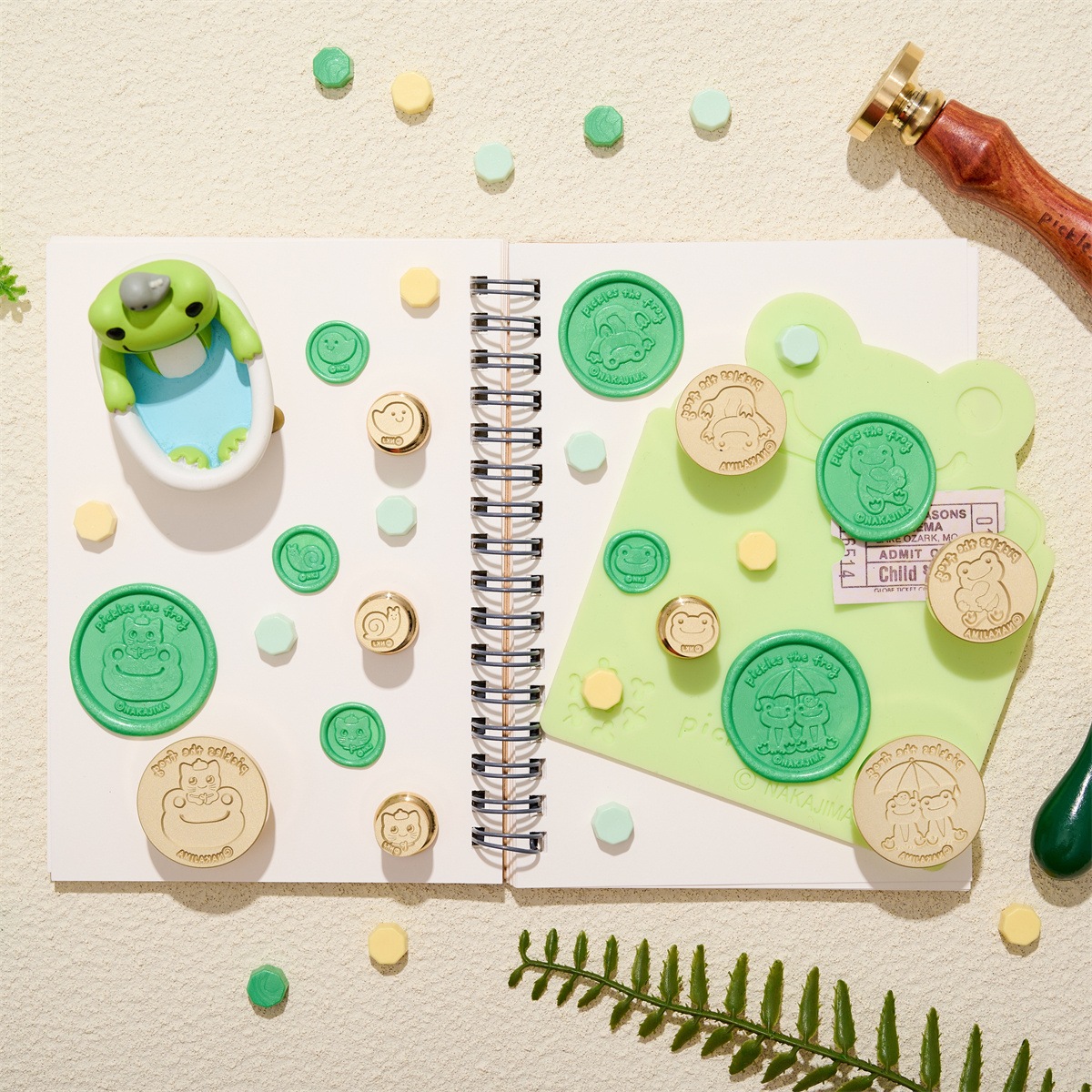 ☆コラボ商品☆pickles the frog Stamp Headかえるのピクルス スタンプ