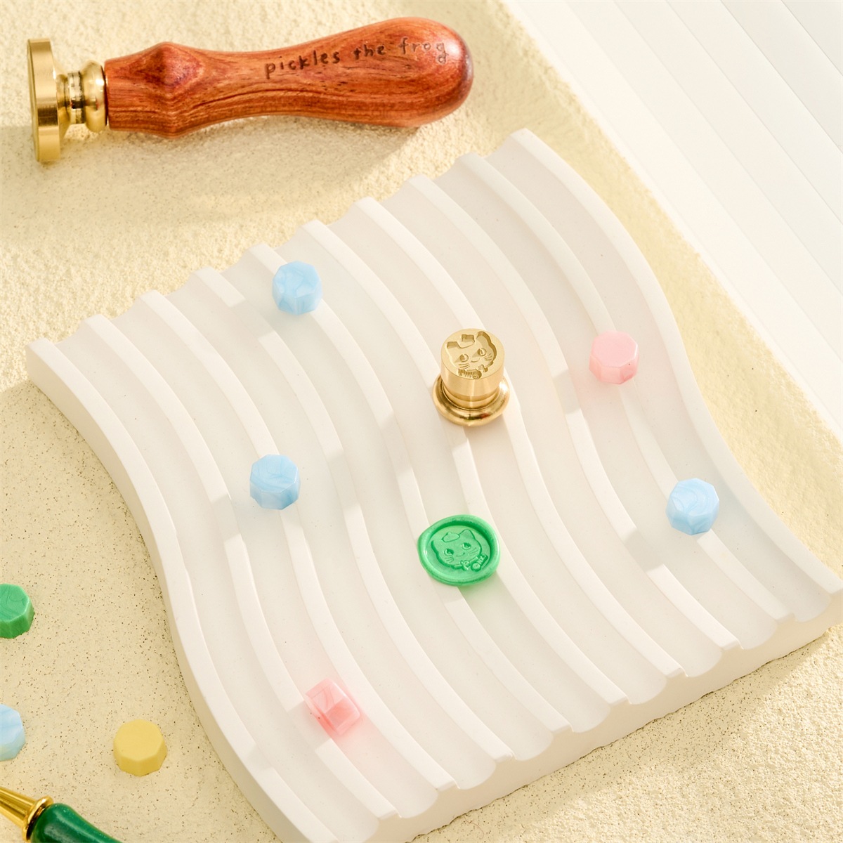 ☆コラボ商品☆pickles the frog Stamp Headかえるのピクルス スタンプ