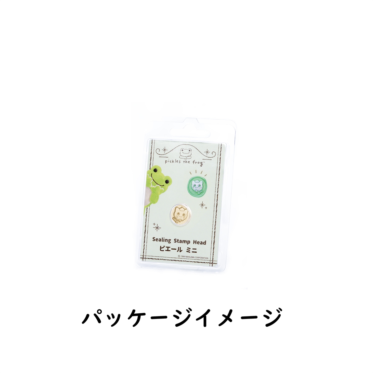 ★コラボ商品★pickles the frog Stamp Headかえるのピクルス スタンプヘッド「ピエール ミニ」
