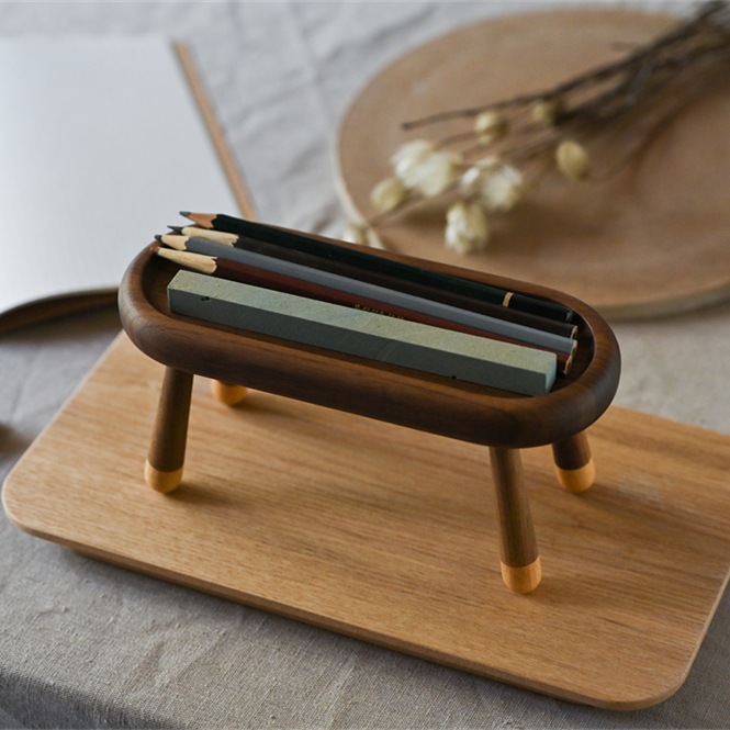 ウサギ椅子のスマホスタンド＆机の小物置き　オフィスセット