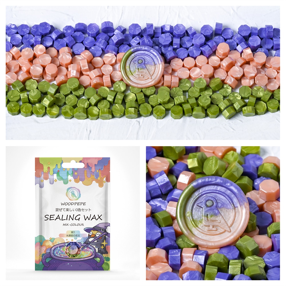 Sealing Waxシーリングワックス　ミックスカラー　M11光源氏の恋文