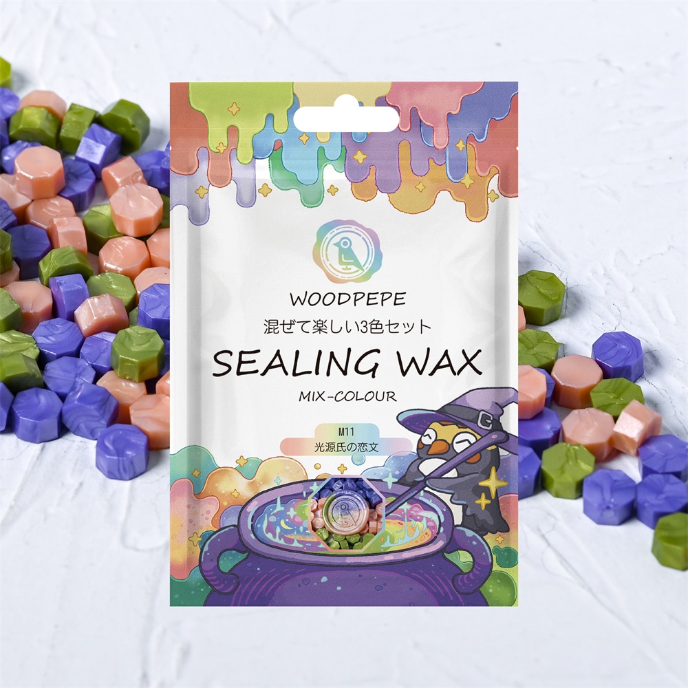 Sealing Waxシーリングワックス　ミックスカラー　M11光源氏の恋文