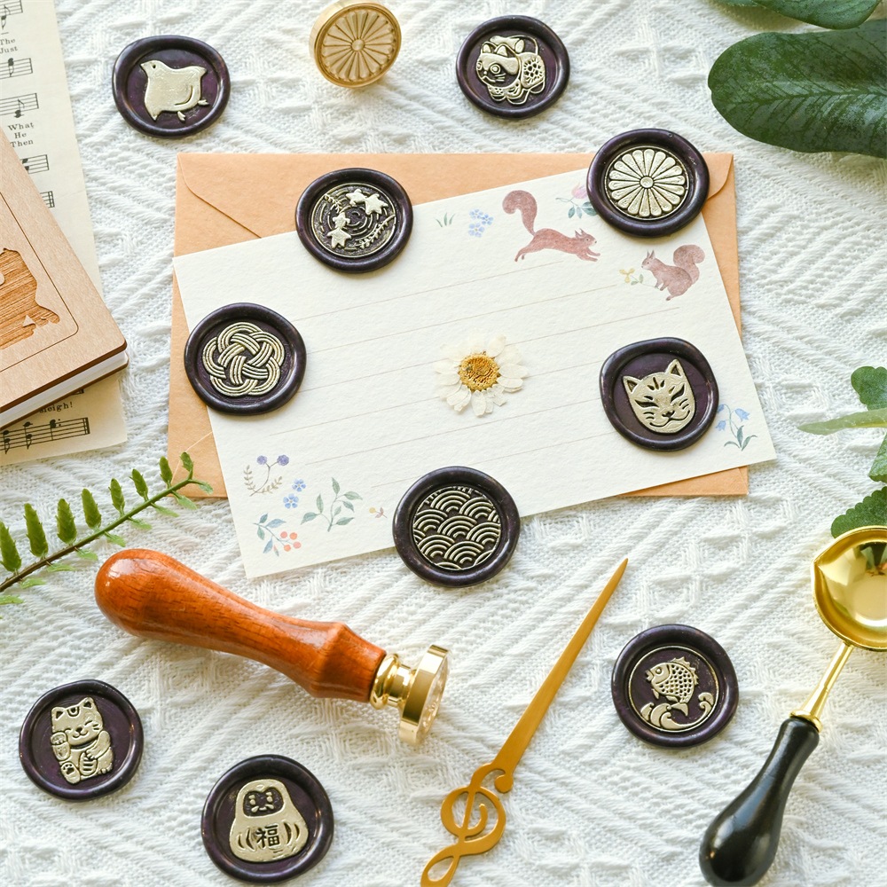 Stamp Headスタンプヘッド　「招き猫」