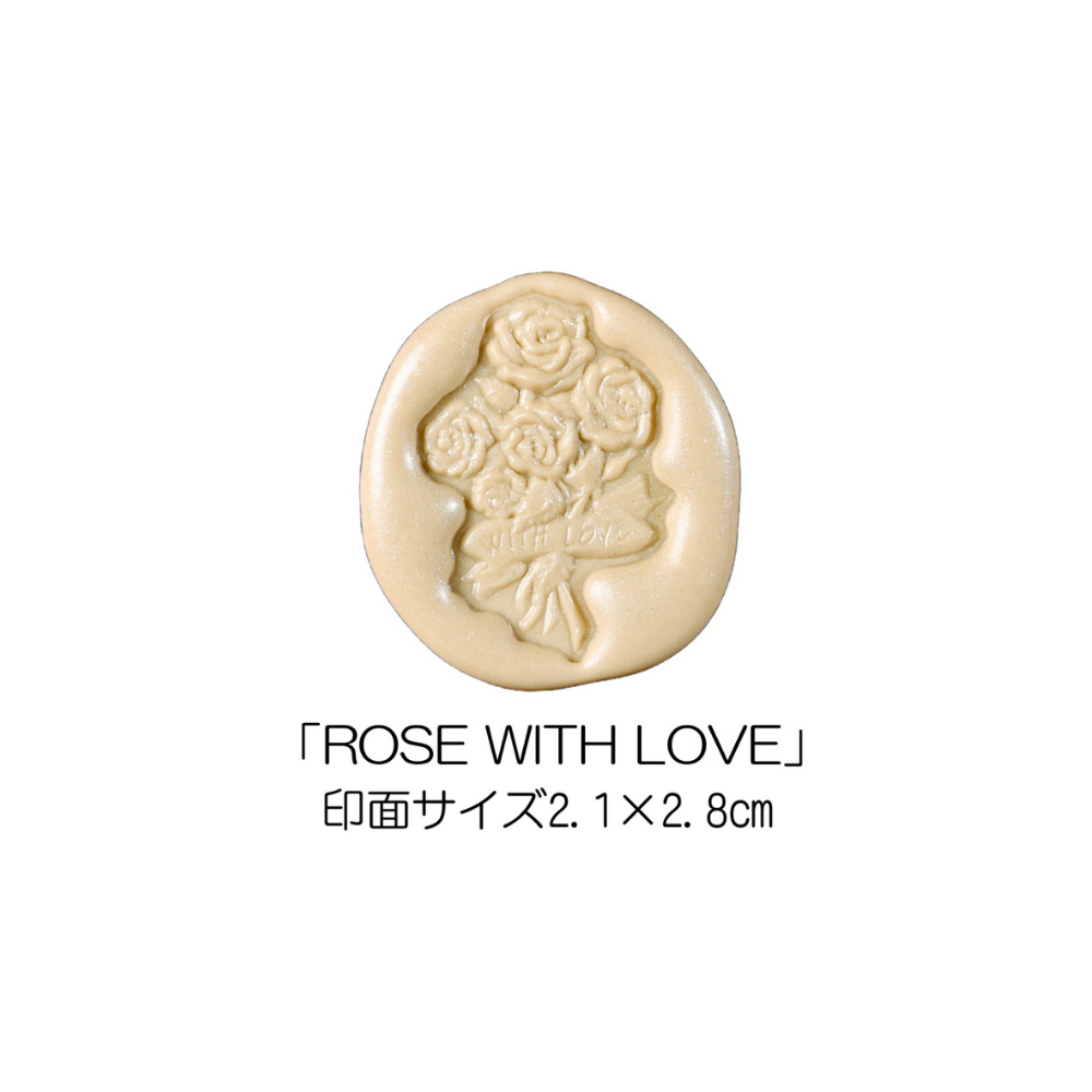 Stamp Headスタンプヘッド 「ROSE WITH LOVE」