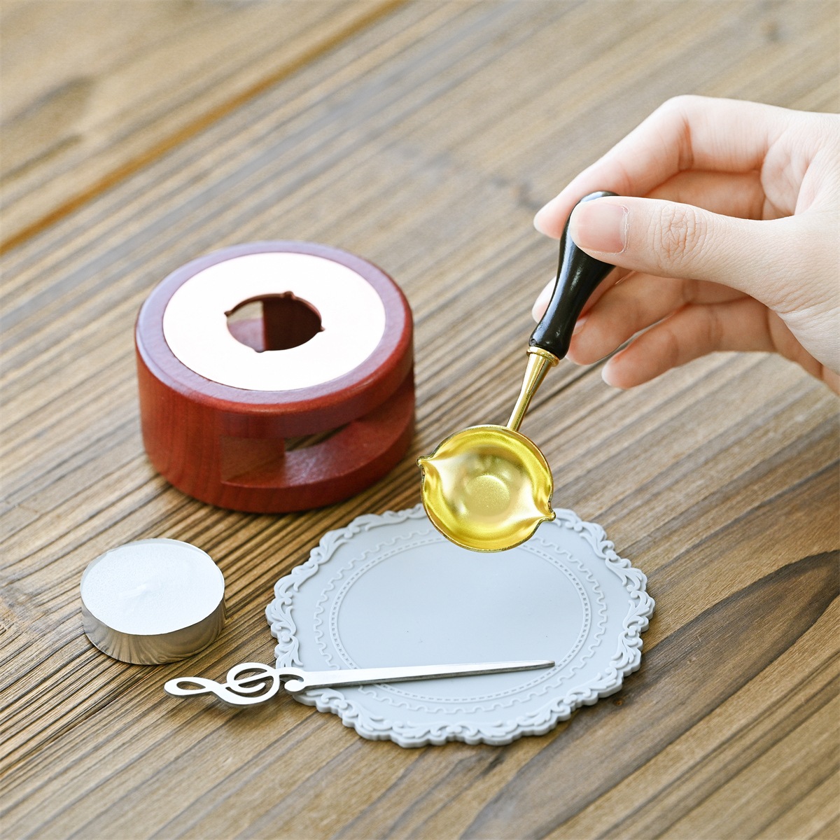 Item Setシーリングスタンプアイテムのフルセット RED&BLACK 初めての方におすすめ!