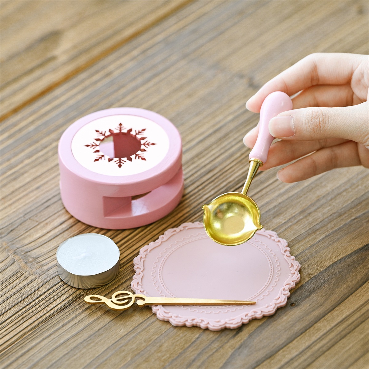 Item Setシーリングスタンプアイテムのフルセット　PINK　初めての方におすすめ！