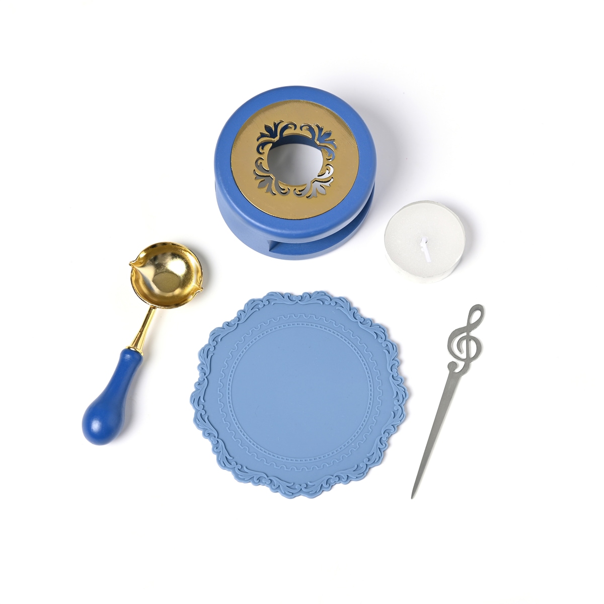 Item Setシーリングスタンプアイテムのフルセット BLUE 初めての方におすすめ!