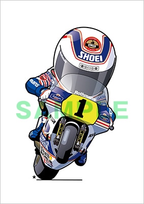 ワイン・ガードナー キャリアカード 500cc世界二輪ロードレースチャンピオン