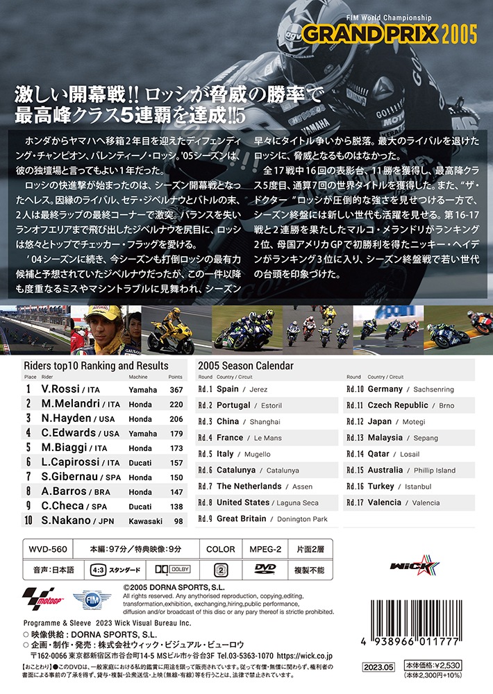 GRAND PRIX 2005 �����ԡڿ������ǡ�