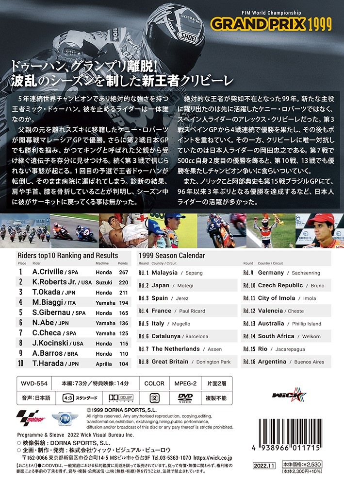 GRAND PRIX 1999 ԡڿǡ