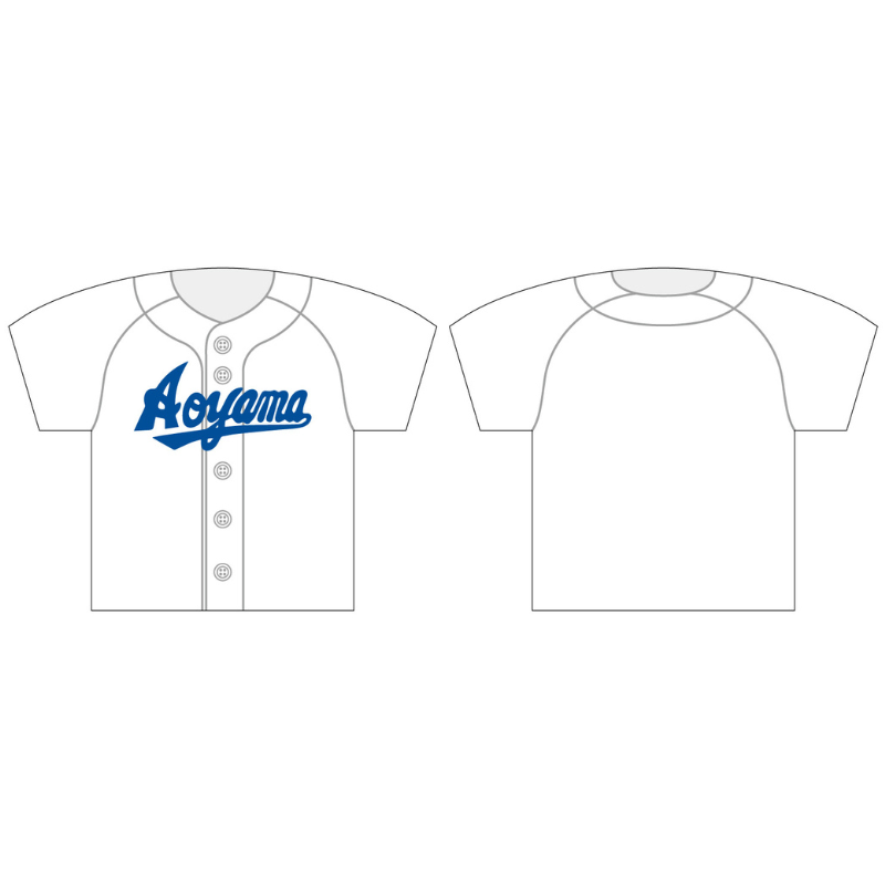 第74回全日本大学野球選手権【青山学院大学】ユニフォーム型クッション【受注商品】