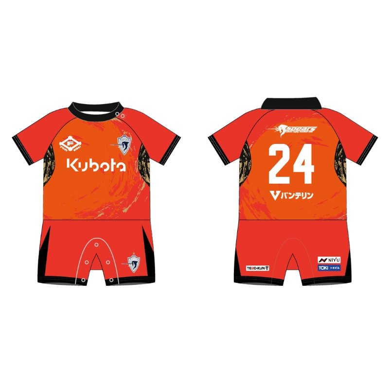 【再販】クボタスピアーズ ジャージーデザインロンパース【受注商品】