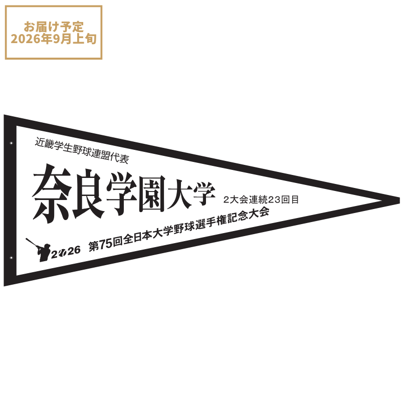 第75回全日本大学野球選手権記念大会 ペナント 近畿学生野球連盟