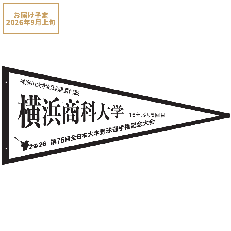 第75回全日本大学野球選手権記念大会 ペナント 神奈川大学野球連盟