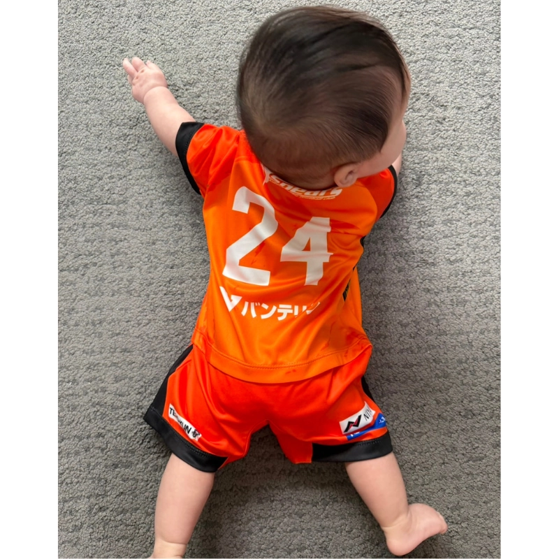 再販】クボタスピアーズ ジャージーデザインロンパース【受注商品】