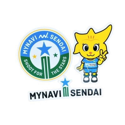 マイナビ仙台レディース ステッカーセット (エンブレム・ロゴ・マイビィ)