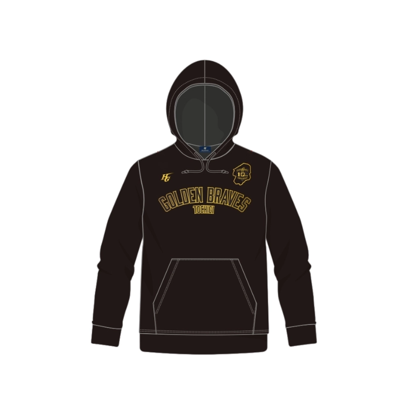 栃木ゴールデンブレーブス 2026選手着用モデルパーカー【受注商品】
