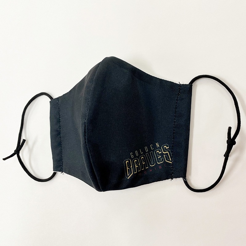 栃木ゴールデンブレーブス オリジナルマスク <洗える布製オールシーズンマスク>小さめサイズ