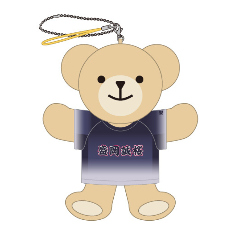 栃木さくらカップ2024【盛岡誠桜高校】ベアキーホルダー
