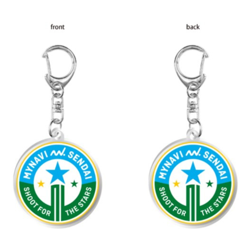 マイナビ仙台レディース 両面アクリルキーホルダー（エンブレム）