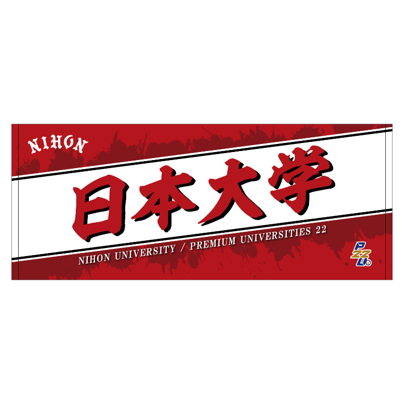 東都大学野球【日本大学】フェイスタオル25【受注商品】