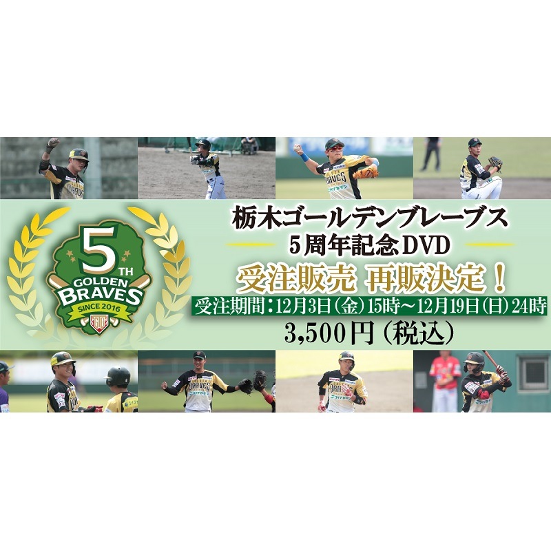 栃木ゴールデンブレーブス 5周年記念DVD