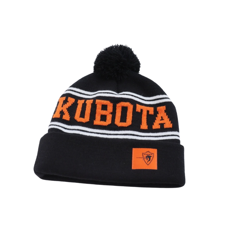 クボタスピアーズ ボンボン付きニットキャップ