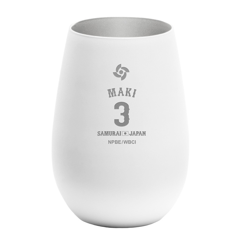 侍ジャパン タンブラー WHITE×SILVER
