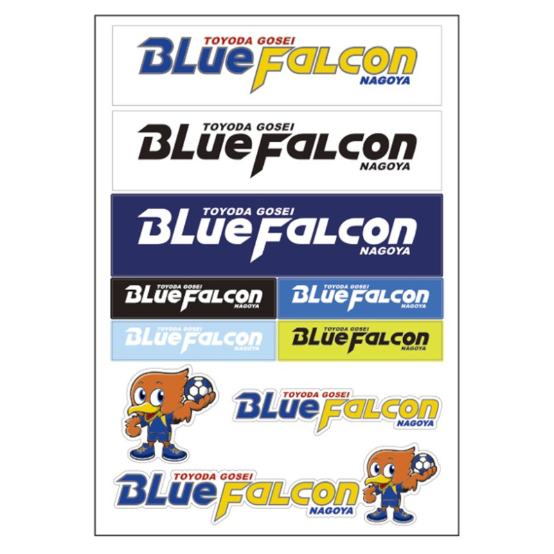 豊田合成ブルーファルコン名古屋 ロゴステッカー