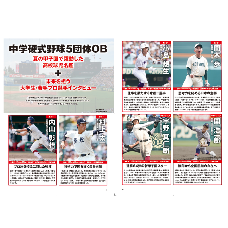 中学硬式野球マガジン2024（1冊購入の方）