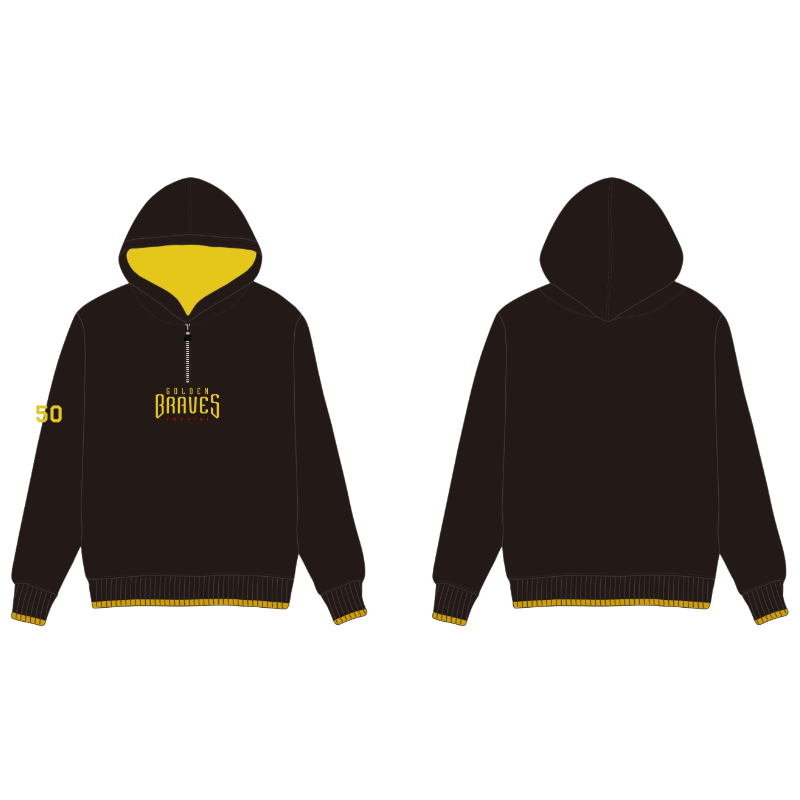 栃木ゴールデンブレーブス 2025選手着用モデル パーカー【受注商品】