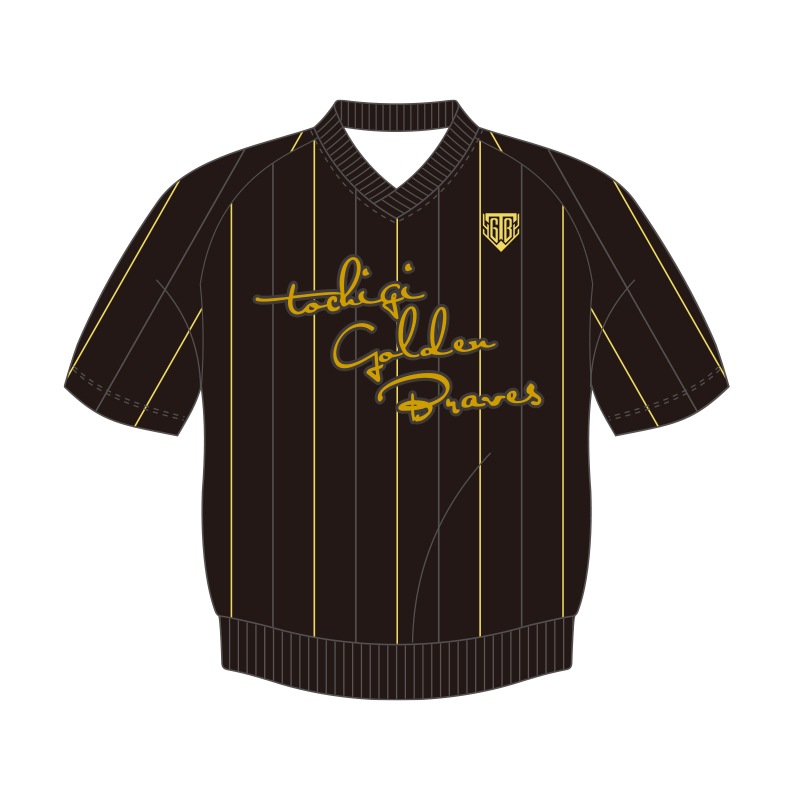 栃木ゴールデンブレーブス 2025選手着用モデル チャージトップ【選手番号】【受注商品】