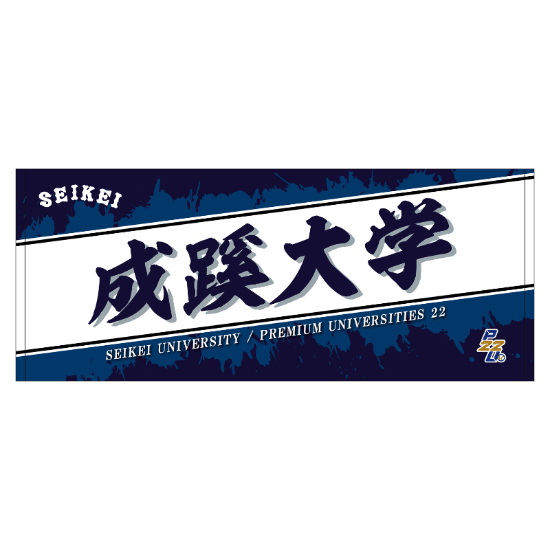 東都大学野球【成蹊大学】フェイスタオル25【受注商品】