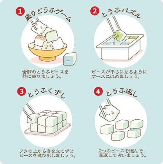 すみっコぐらし マナー豆富 お箸のマナー ゲーム