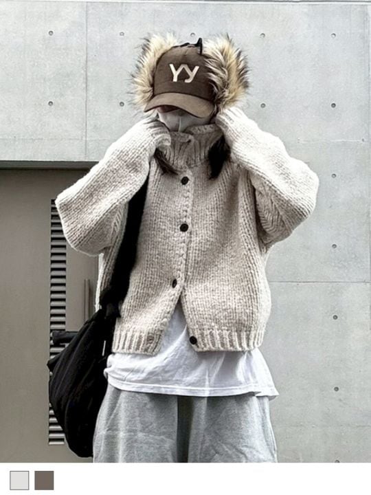 【2/6(金)19:00発売】Low Gauge Knit Cardigan