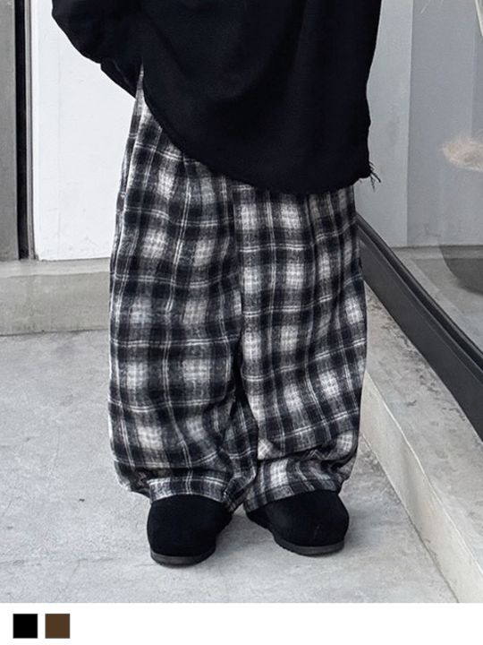 Check Easy Wide Pants