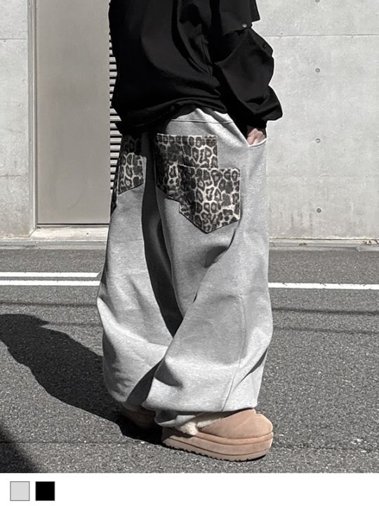 Leopard Double Pocket Sweat PT