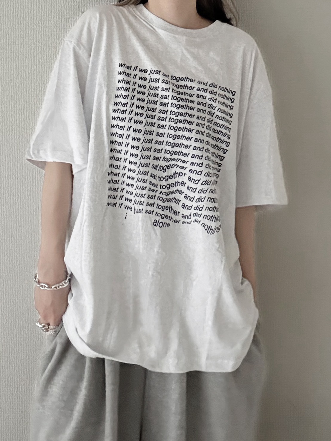 Lettering T-shirt