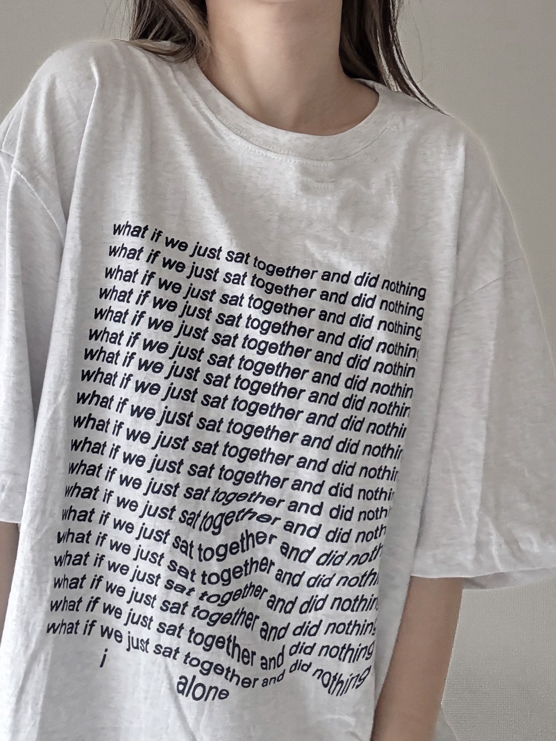 Lettering T-shirt