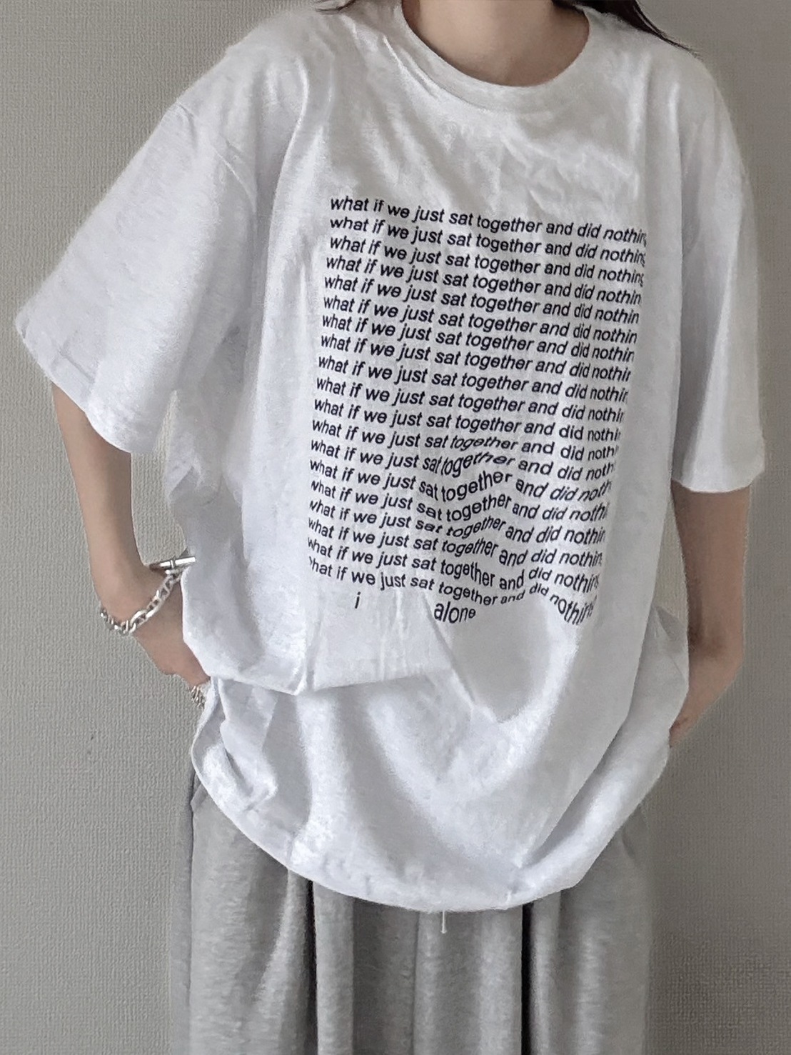 Lettering T-shirt
