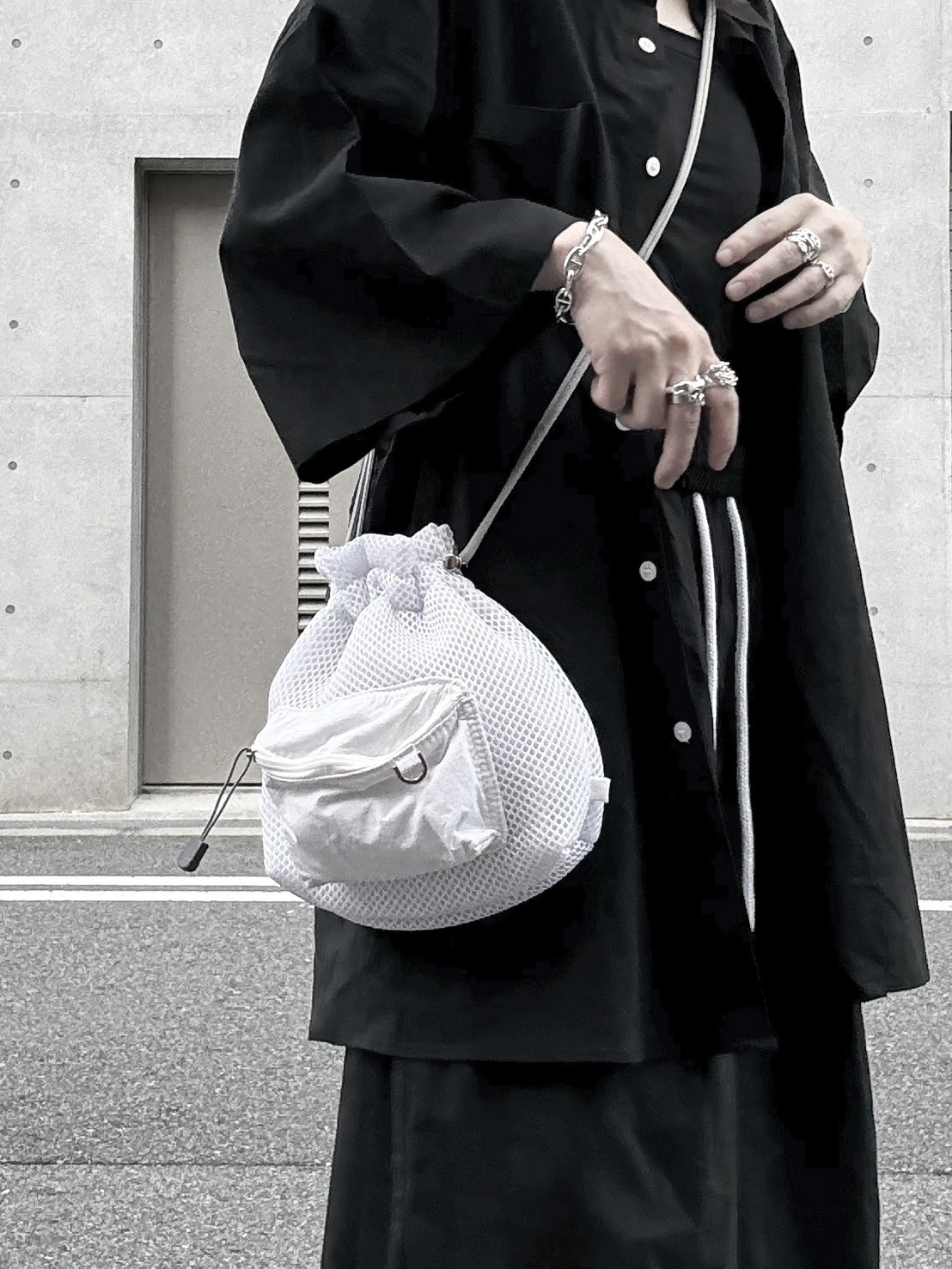 Mesh Bucket Bag