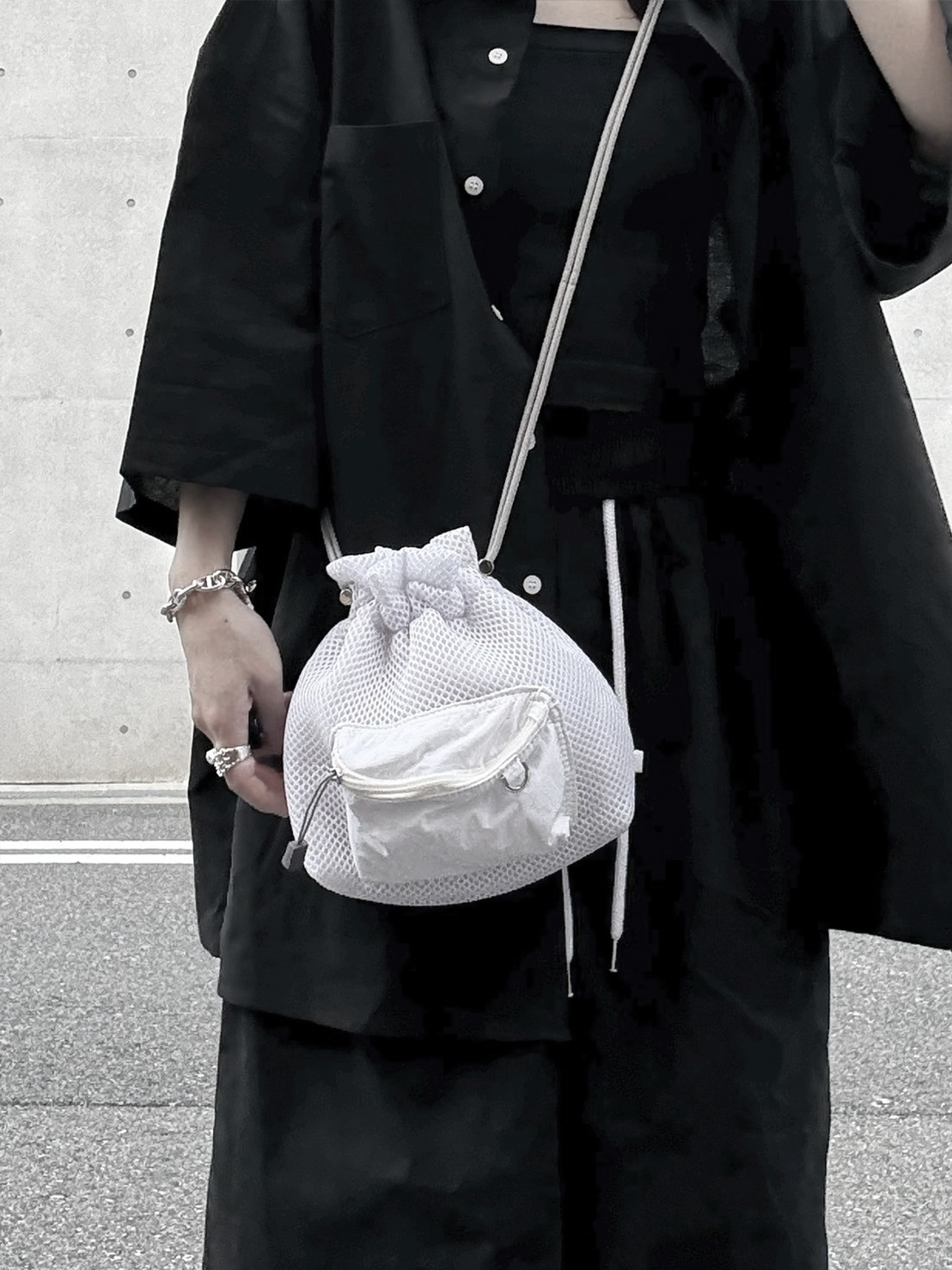 Mesh Bucket Bag